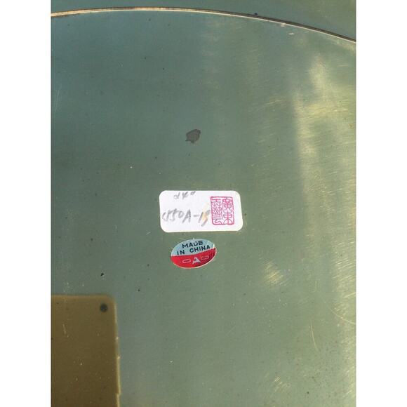 Giant brass serving platter 24"X18" birds tray oriental asian gold partridge MCM - Picture 11 of 16